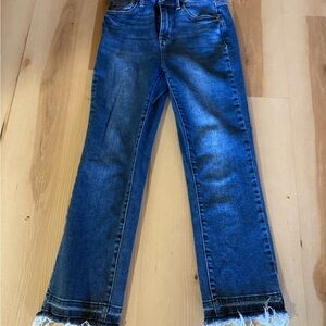 Judy Blue medium wash kick flare high rise 1/25